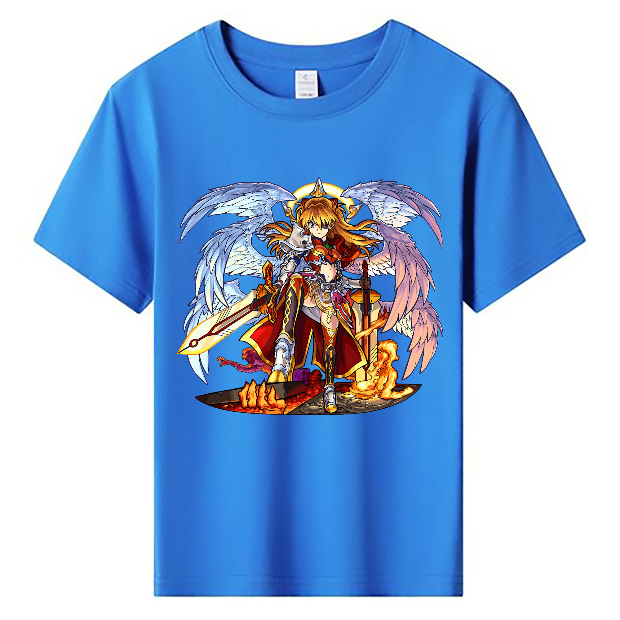（画像用） EVA 新世紀エヴァンゲリオン 綿100％キッズTシャツ（フロントプリント）